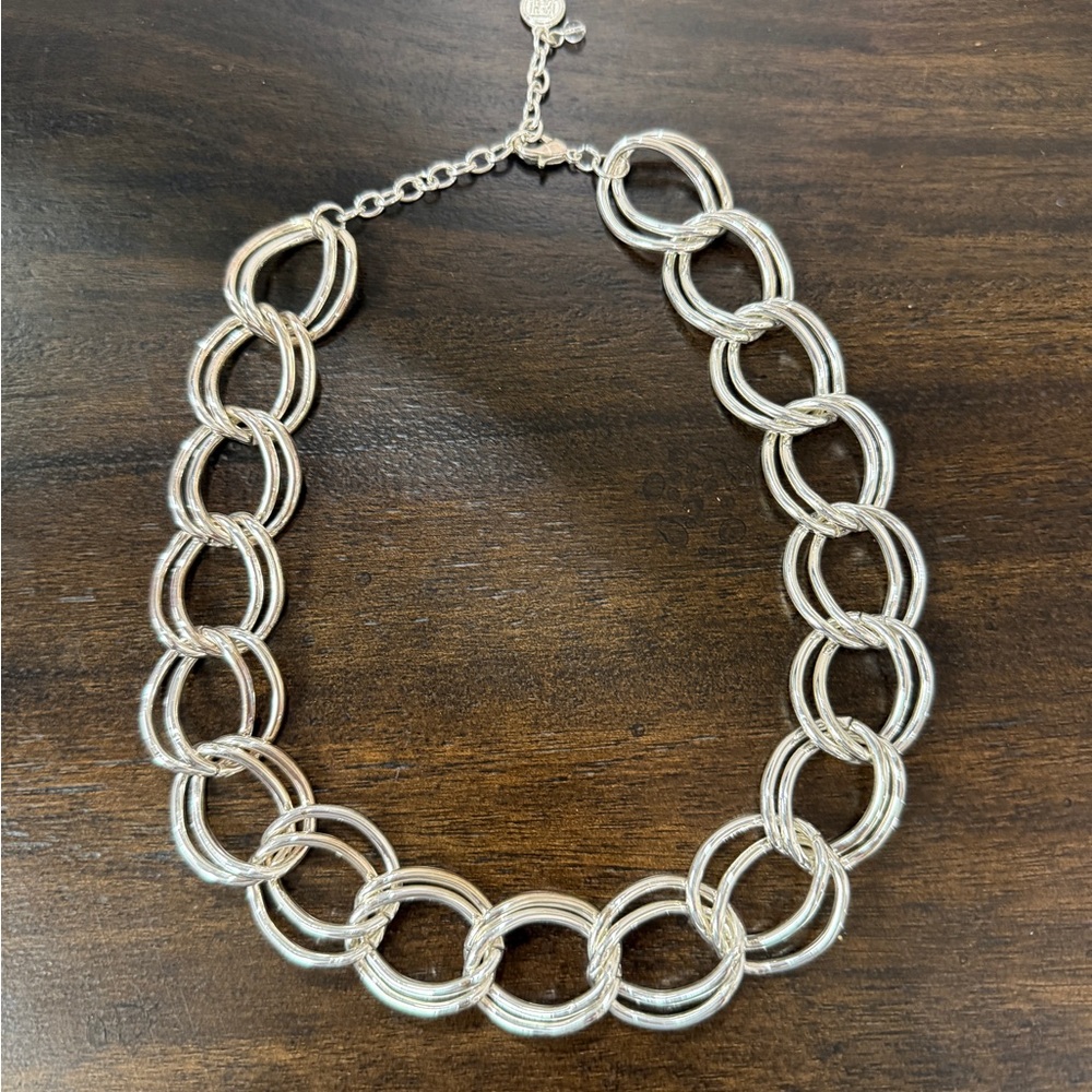 3 for $15 Silver Chunky Chain Necklace
